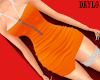 Hot Babe Dress Orange