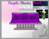 Purple Theater Bench