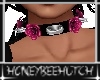 Roses Choker Pink