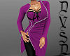 Jacketed Corset in Plum