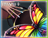 Neon butterfly purse