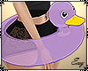 ∞|Purple Duck Floatie