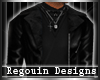 [R] Leather Jacket Black