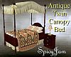 Antique Twin Canopy Bed