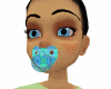 blue pacifier