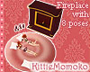 ~ PINK Fireplace 8 poses