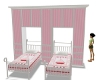 PINK NAUTICAL TWIN BEDS