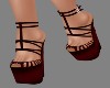 !R! Alicia Wedge Red