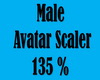 Male Avatar Scaler 135%
