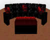 Red and Black sofa