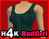 H4K Green Tartan Dress