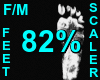82% Feet Scaler F/M