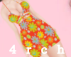 ♠ Flower Mini Dress