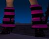 Pink/Black Sin Socks