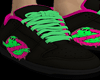 neon sneakers