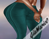 g;teal satin pants