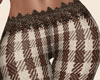 CA Brown Plaid Pant