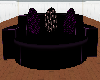 Black N Purple Sofa