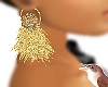 Feather 2 Golds Earrings