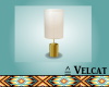 V: Gold Modern Lamp
