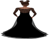 Black gown sexy ballgown