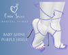 Baby Shine Purple Heels