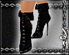 [W] Cuffed Boots Black
