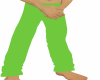 green pants