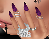 ○ Purple Leopard Nails