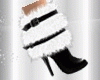 Furry Leather boots