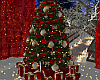 Christmas Tree Red Gold