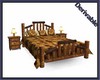 wood bed