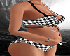 Pregnant Plaid Bikini