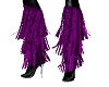 J* fur boots shoe purple