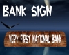 Bank Sign