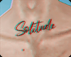 Solitude Neck Tattoo