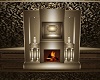 CREME CARAMEL FIREPLACE