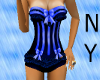 [ny] blue corset