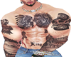LEO BRUTAL TORSO TATTOO