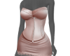 corset cream dress