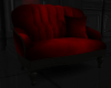 Red Black Velvet Chair