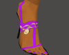 (PT)Purple heel w/ chain
