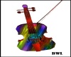Liquid Colored Violin