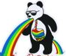 Rainbow Panda.