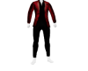 RED SUIT LACE