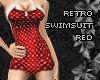 [P] retro swimsuit red