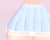 Cute Blue Heart Skirt