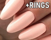! Pastel Nails +Rings