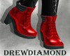 Dd-  Ankle Red Boots