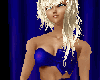 Sexy blue bikini